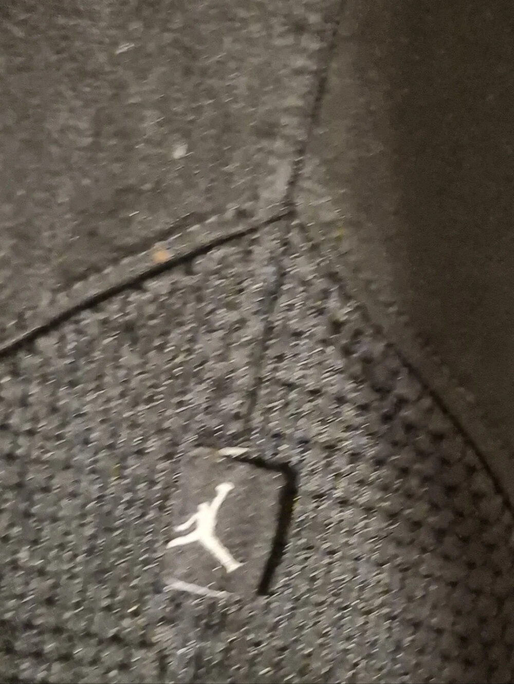 Jordan Black Men's Sz Large Athletic Basketball Shorts with White Jumpman